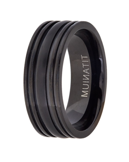 Black Titanium Wedding Band