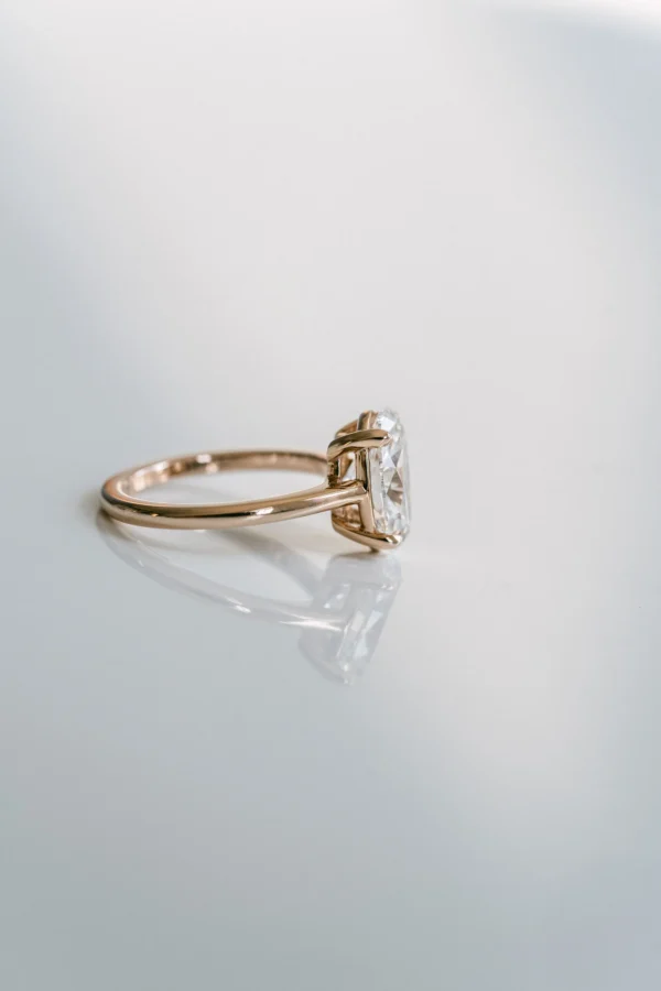 2 Carat Oval Moissanite Ring South Africa Aria Jewellery