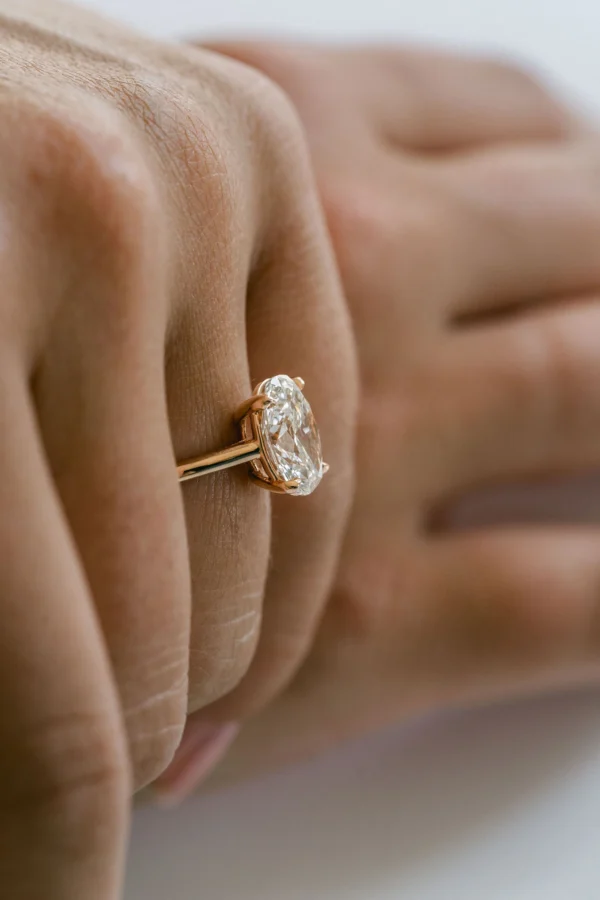 2Carat Oval Moissanite Ring South Africa Aria Jewellery