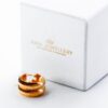 9ct Gold Flat Back Hoop Earrings