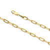 9ct Gold Paper Clip Bracelet (3.6mm)