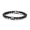Mens Bedded Bracelet black
