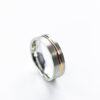Argentinum & Gold Men’s Band Aria Jewelry