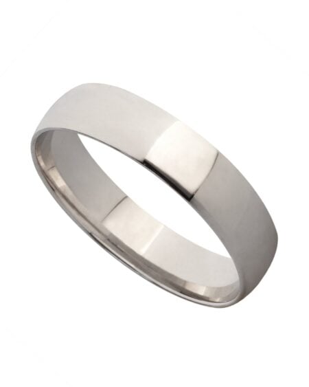 3mm White Gold Wedding Band
