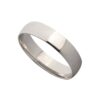 White Gold Mens Wedding Band