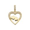 Double Heart Pendants