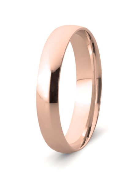 Rose Gold Mens Wedding Band