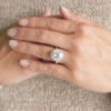 Classic Oval Halo Engagement Ring