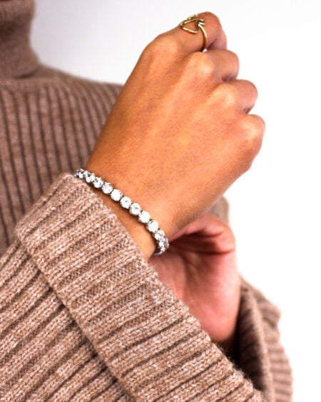 Cubic Silver Tennis Bracelet