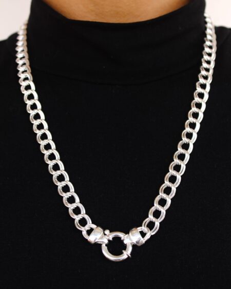 Sterling Silver Double Link Chain