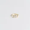 East West Oval Moissanite Half Bezel Ring South Africa