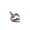 GOLD DOUBLE HEART PENDANTS