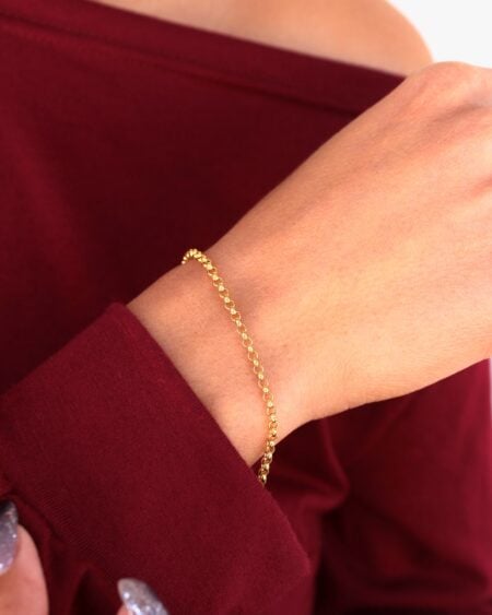 9ct Gold Belcher Bracelet,