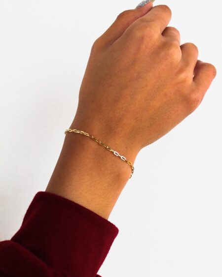 Gold Paper Clip Bracelet South Africa