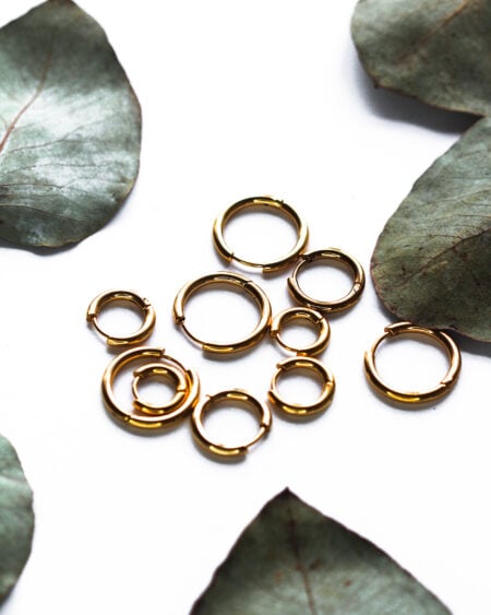 Gold Plated Chunky Hoop Earrings South Africa
