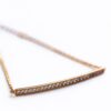 Gold Plated Cz Bar Bracelet