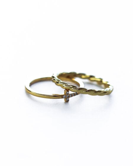 Gold Plated Rope Stacking Set