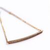 Gold Plated Rose Gold Bar Bracelet