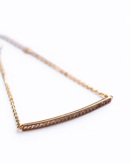 Gold Plated Rose Gold Bar Bracelet