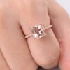 Princess-Cut-Morganite-2.5-3ct-8mmx8mm
