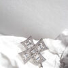 Large Sterling Silver Cross Pendant