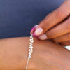 Mama Bracelet in Script Letters 2