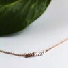 Mama Necklace in Script Letters 4
