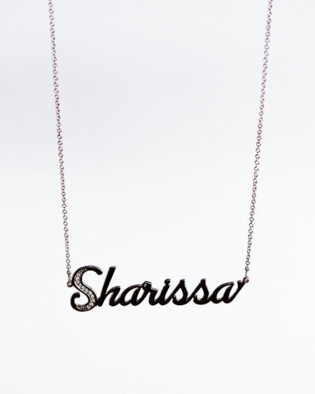 Personalised Diamond Name Necklace 1