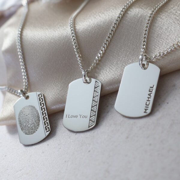 Personalised Dog Tag Necklace
