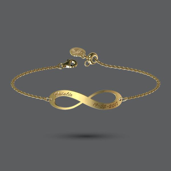 Personalised Engraved Infinity Bracelet South Africa