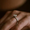 Round Solitaire Twist Band Moissanite Ring South Africa