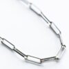 SILVER PAPER CLIP CHAIN