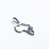 STERLING SILVER AFRICA PENDANT