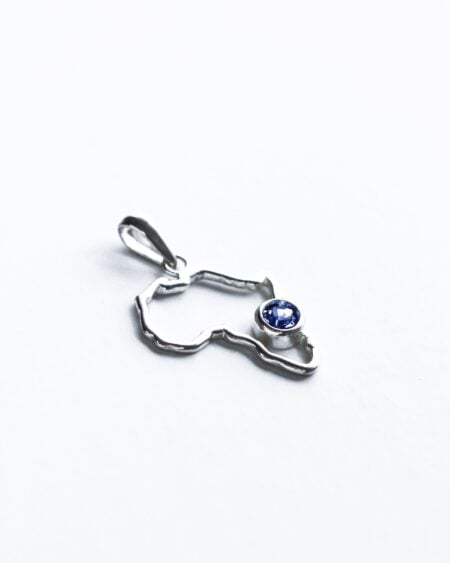 STERLING SILVER AFRICA PENDANT