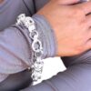STERLING SILVER KNOTTY BRACELET 2