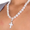 STERLING SILVER KNOTTY NECKLACE