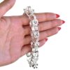 STERLING SILVER LARGE KNOTTY BRACELET 3