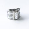 STERLING SILVER RING WITH PRINCESS CUT CZ