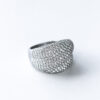 Silver Cluster Statement Ring