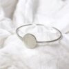 Silver Disc Bangle