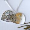 Silver Heart Personalised Necklace