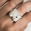 Sterling Silver Custom Silver & Gold Ring