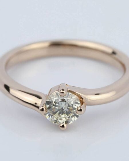 Solitaire Diamond Engagement Ring