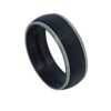 Black Carbon Fiber Titanium Ring