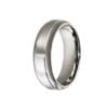 Brushed Finish Titanium Ring
