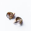 Triple Hoop Gold Earrings