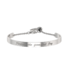 Personalised Silver Baby Bangle