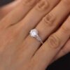 Round Tapered Baguette Engagement Ring model