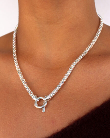 Sterling Silver Popcorn Chain