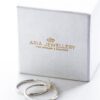 Silver Hoop Earrings Set Single